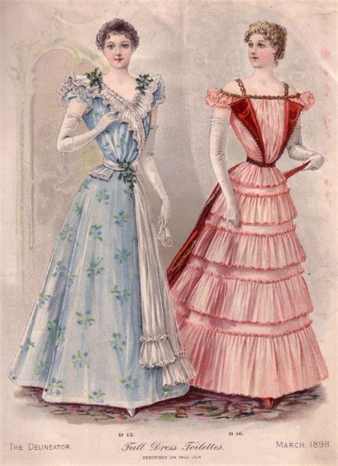 1899 Fashion 1850 1899 Victorian Fashion Plates Victorian Fashion