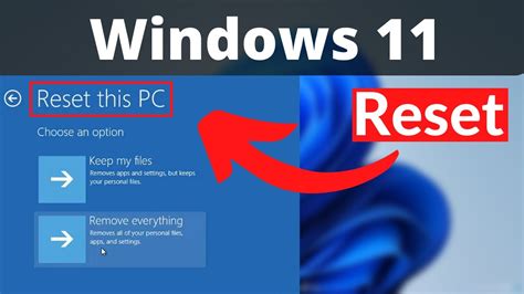 How To Reset Your Windows 10 11 Format Your Pc Youtube
