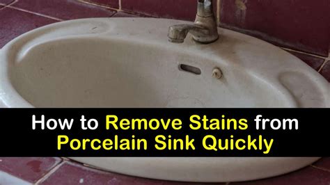 4 Incredible Ways To Remove Stains From A Porcelain Sink