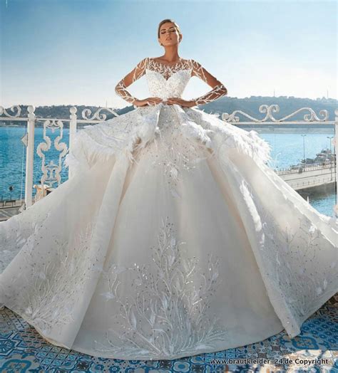 Brautkleider Hochzeitskleider Ball Linie Brautkleid Luxus Kristall Hochzeitskleid Brautmode