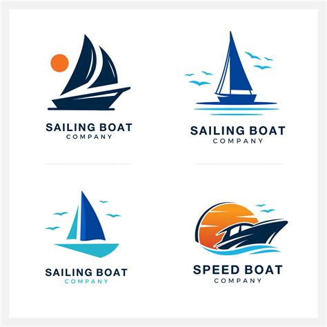 Boat Logo Design Inspiration Graphic Branding Element For Business And