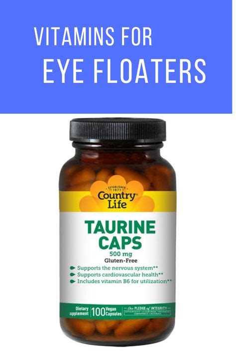 Vitamins For Eye Floaters Health Remedies Remedies Detox Remedies