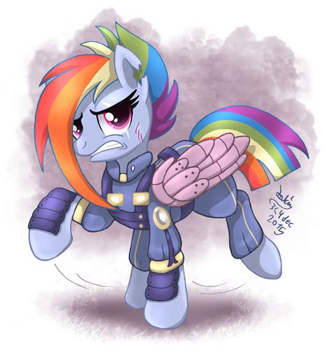 Mlp Fim War Fighting Rainbow Dash By Joakaha On Deviantart