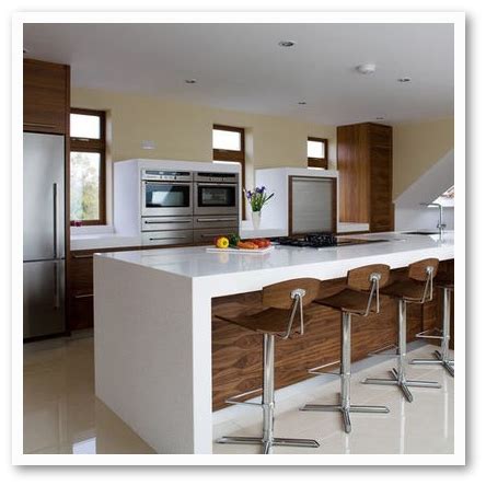 Dreaming of a kitchen island? Lulu Belle Design: TRENDY TUESDAY : WATERFALL COUNTERS