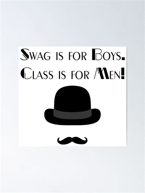 swag vs class poster for sale by masterchef fr redbubble