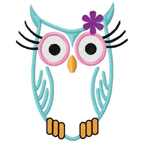 Free Owl Applique Embroidery Design Annthegran Sewing Embroidery