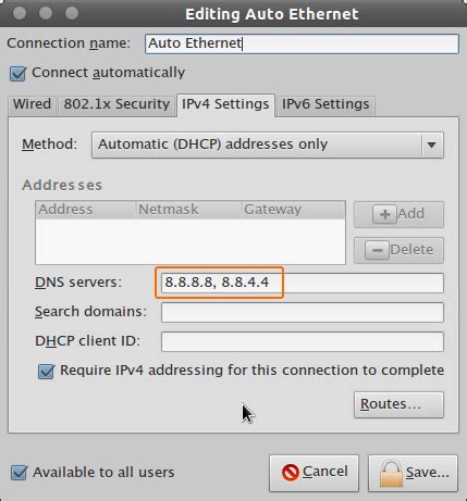 How To Setup Google Public DNS On Ubuntu 11 10 12 04 SUDOBITS