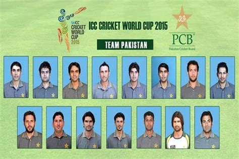 Pakistan Announced 15 Man Squad For Icc World Cup 2015