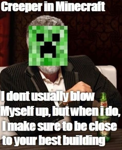 Funny Minecraft Creeper Memes