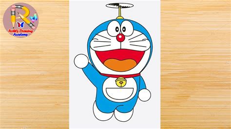 How To Draw Doraemon Drawing Step By Step For Kids Easy Doraemon