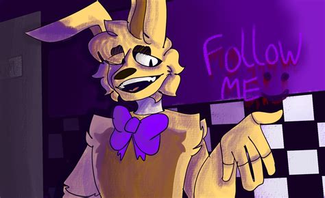I Got Bored So I Drew Springbonnie Luring A Kid Into The Backroom This