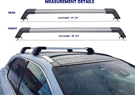 Rokiotoex Roof Rack Crossbars Fits 2022 2023 Acura Mdx With Factory