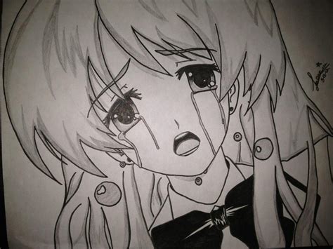 Anime Girl Crying By Leodiaz100 On Deviantart