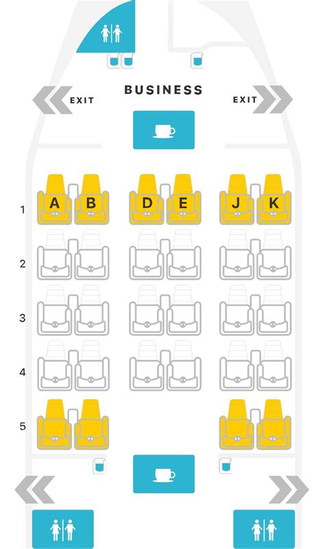 Turkish Airlines A330 Seat Map