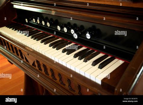 vintage piano keys ivory black old fashion Stock Photo - Alamy