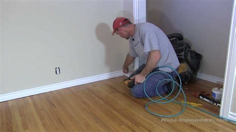 How To Install Baseboard Youtube
