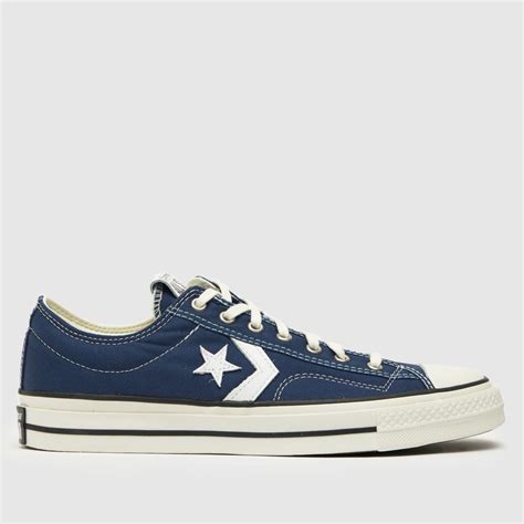 Converse Star Player 76 In Navy And White Trainerspotter