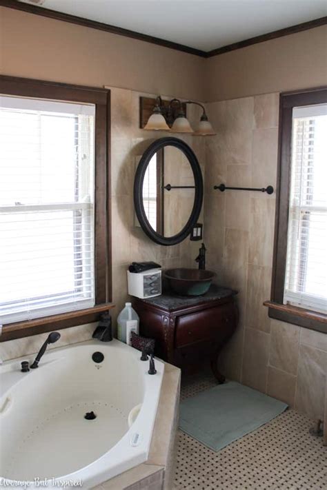 Bathroom remodeling for your small bath. Bright & Budget-Friendly Master Bathroom Makeover - One ...