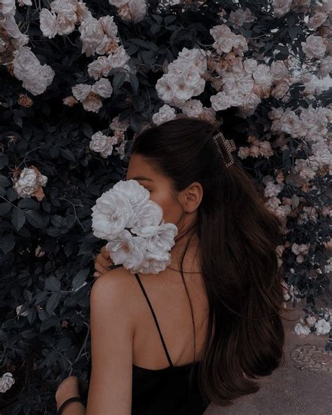 Untitled Girls With Flowers Aesthetic Girl Horse Girl Photography