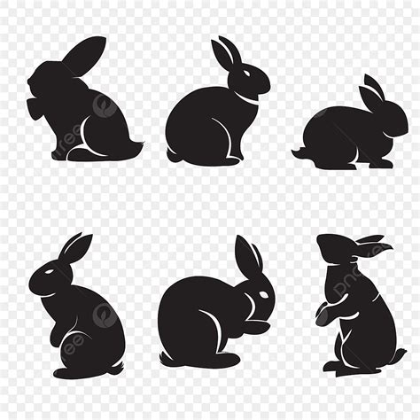 Bunny Rabbit Silhouette Svg