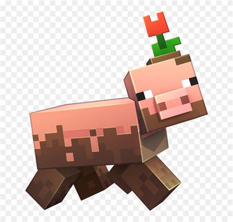 Minecraft Earth Muddy Pig Hd Png Download 1280x7206777885 Pngfind