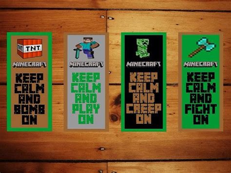 10 Best Free Printable Minecraft Creeper Bookmark Free Minecraft