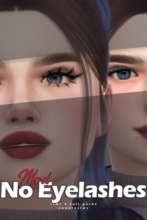 No Eyelashes Sims 4 Mod And Awesome Replacement Eyelashes Cc Packs