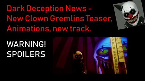 Dark Deception Clown Gremlins New Teaser Animations