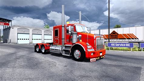 Kenworth T Interior V Edit By Yanred X Ats Mods American Truck Simulator