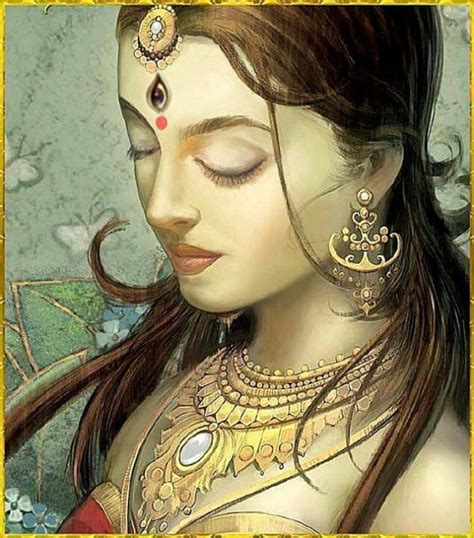 Parvati Nature Goddess Hindu Art Goddess