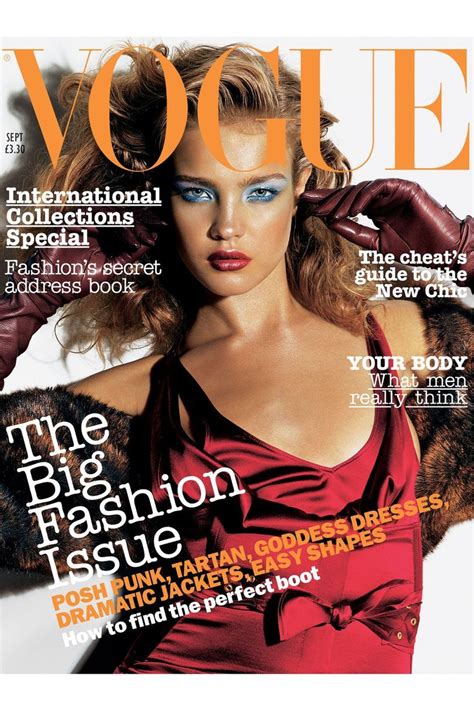 Vogue Archive Mario Testino Vogue Uk Natalia Vodianova Vogue Covers