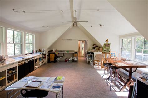 Artists Cottage Modern Home Office Philadelphia By Ellen Happ