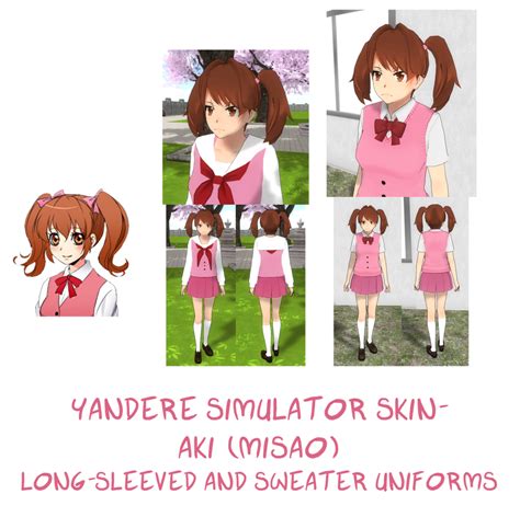 Yandere Simulator Aki Misao Skin Zip File By Imaginaryalchemist On