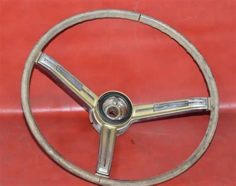 1967 Chevy Caprice 16 Steering Wheel Horn Bar Orig Vtg Chevrolet