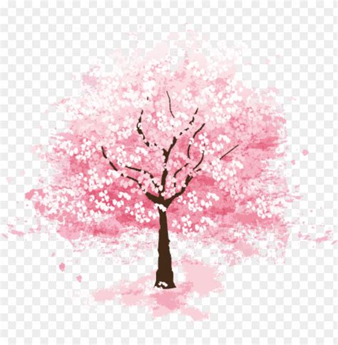 35 Latest Anime Sakura Tree Anime Cherry Blossom Tree Drawing The