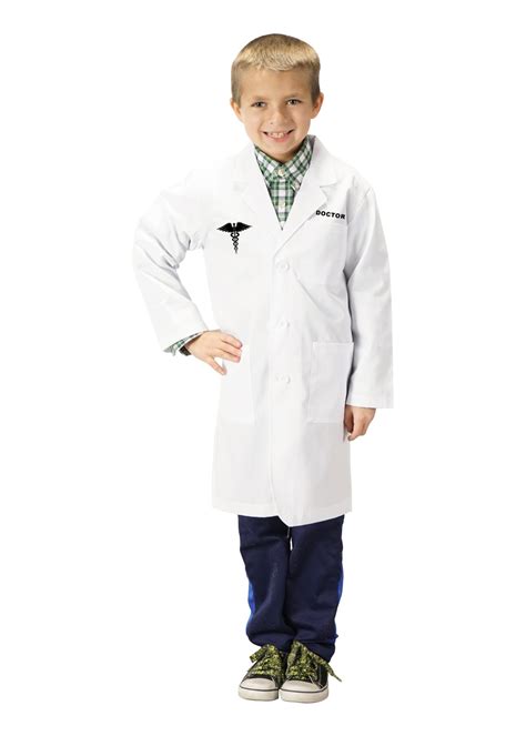 Unisex Child Doctor Lab Coat Medical Masquerade Costume Kostüme Kostüme