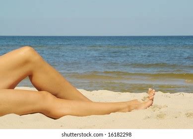 Sexy Legs On Beach Stock Photo 16182298 Shutterstock