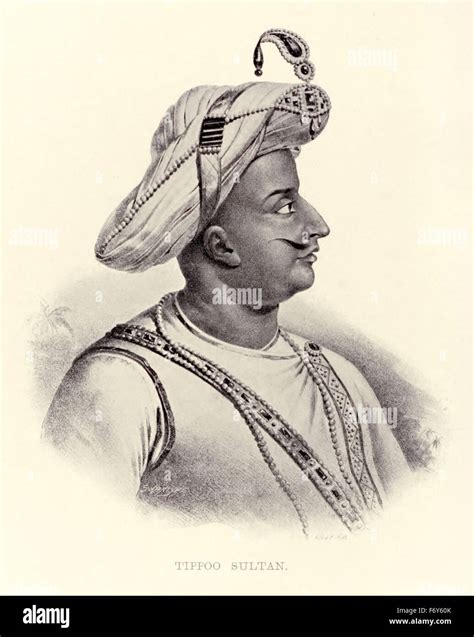 Tippoo Aka Tipu Sultan 1750 1799 Eldest Son Of Sultan Hyder Ali