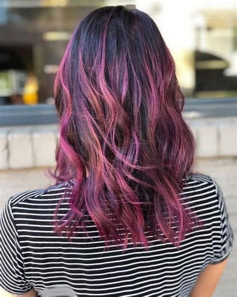Brown Hair With Pink Highlights Top 10 Ideas Hairstylecamp