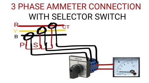 3 Phase Ammeter Wiring Diagram Cothread