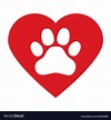 Dog Paw Heart