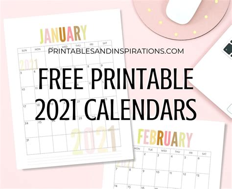 Year 12 Month Free Printable 2021 Calendar With Holidays Free
