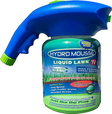Hydro Mousse Liquid Lawn As Seen On Tv Fescue Blend Full Sun Grass Seed
