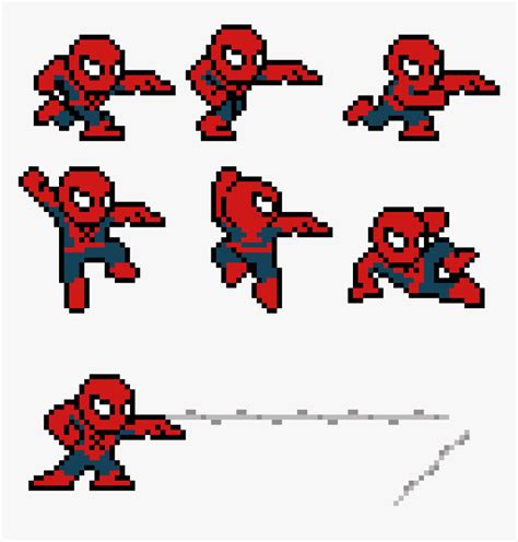 Multiplicare A Deveni Constient Suvenir Spiderman Sprite Sheet