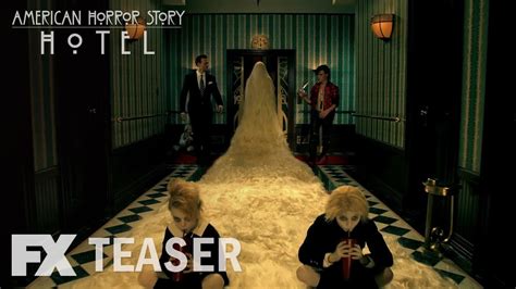 american horror story hotel season 5 hallways cast teaser fx youtube