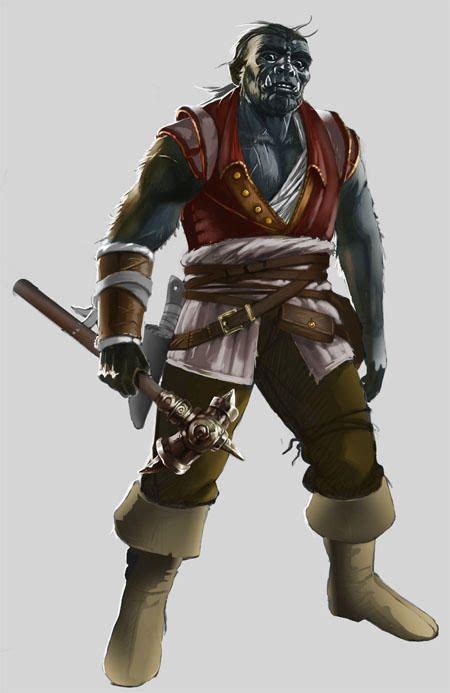 Orc Pirate Wip By Princepssenatus In 2021 Dungeons And Dragons