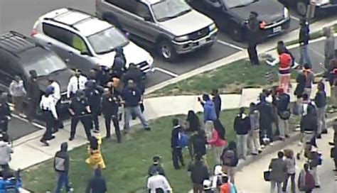 Watch Live Protesters Clash With Cops After Freddie Gray Funeral In