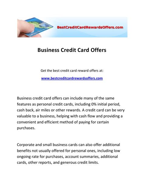 Maybe you would like to learn more about one of these? Business Credit Card Offers by Carol Ruiz - Issuu