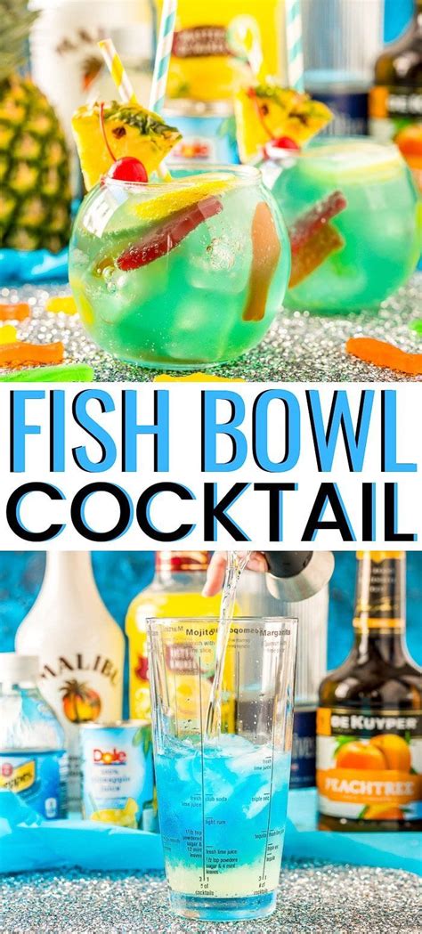 Fish Bowl Drink Party Recipe Sugar And Soul Co In 2020