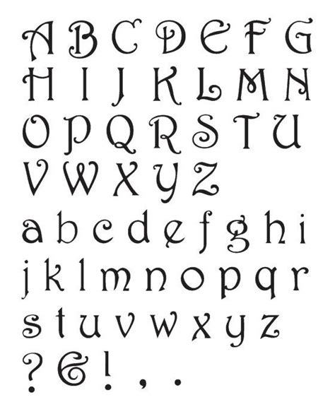 Primitive Stencil Harrington Alphabetletters 3 Font A Z Upper Lower